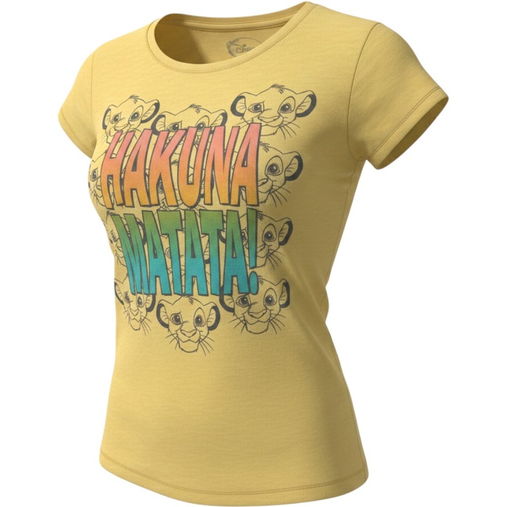 Disney's The Lion King Hakuna Matata T-Shirt Size L Juniors/Womens Graphic Q